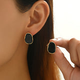 Valérie_™ — Boucles d'Oreilles Noires