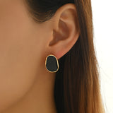 Valérie_™ — Boucles d'Oreilles Noires