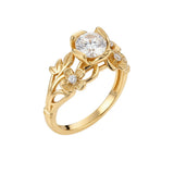 Bishkek™ — Bague Fleur Dorée