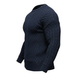 Roland™ — Pull Texturé Bleu