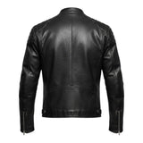 Gilles™ — Veste en Cuir Noir
